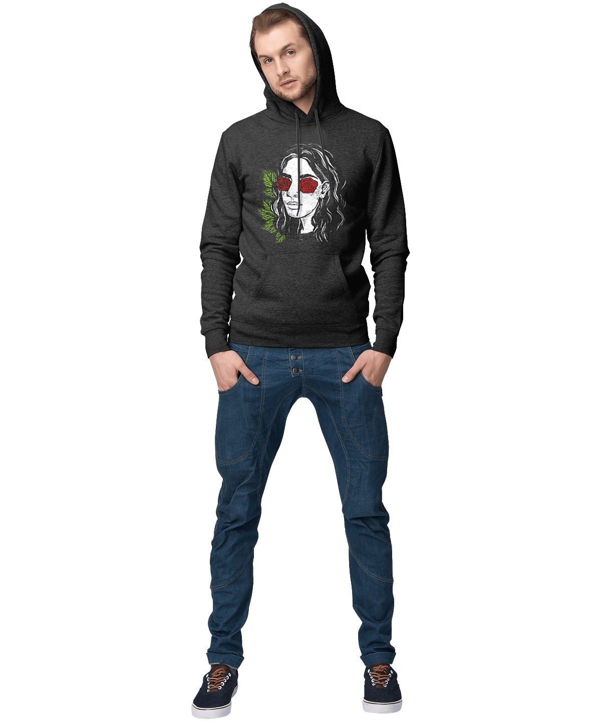 Girl With Roses In The Eyes