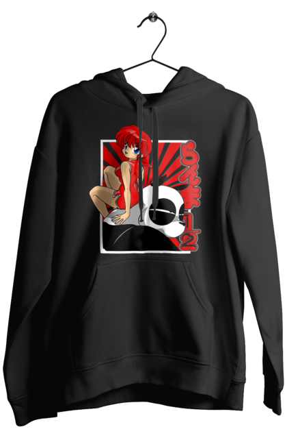 Men's hoodie with prints Ranma 1/2. Action movie, anime, comedy, manga, mystic, ranma, romance, shampoo. 2070702