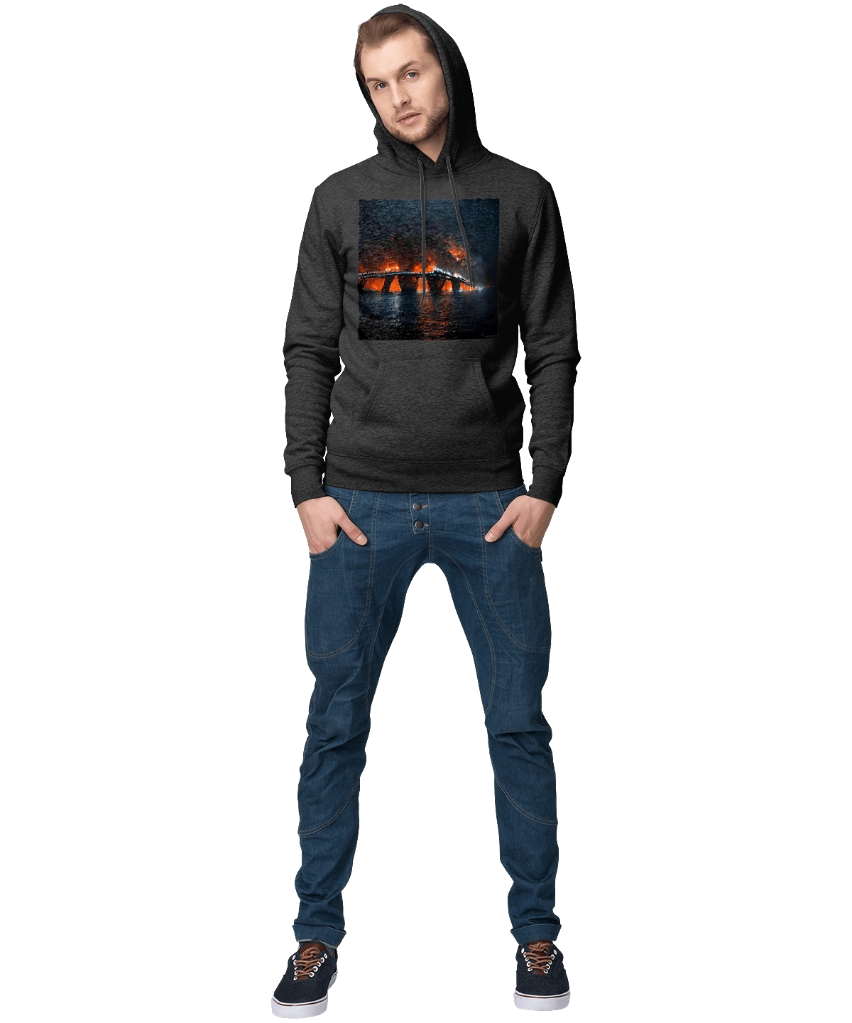 The Crimean bridge is on fire