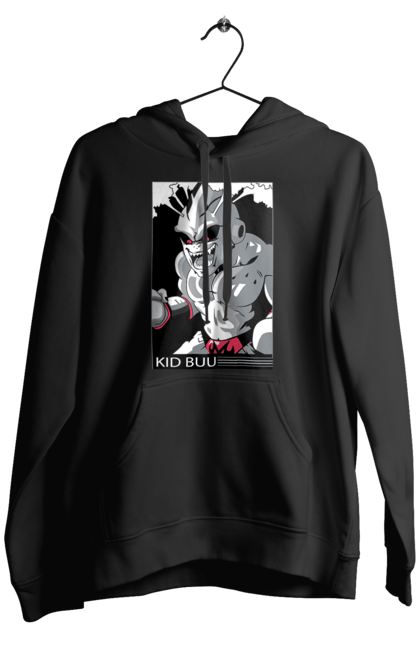 Men's hoodie with prints Dragon Ball Majin Buu. Anime, antagonist, dragon ball, majin buu, manga, tv series. 2070702