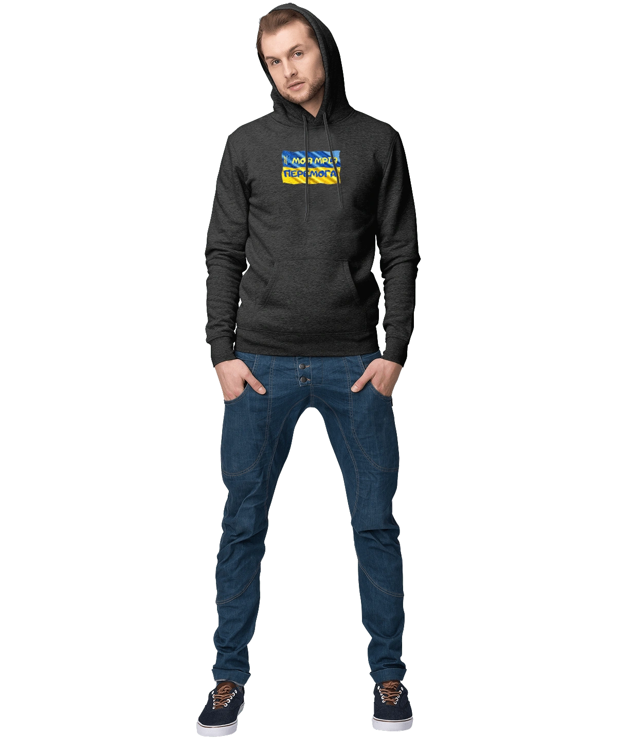 My dream is victory. the flag of Ukraine. Emblem of Ukraine