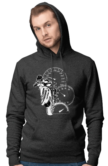 Мотоцикл И Скорость Белый