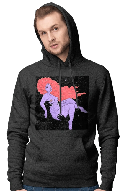 Фіолетова Дівчина В Чорній Дирі