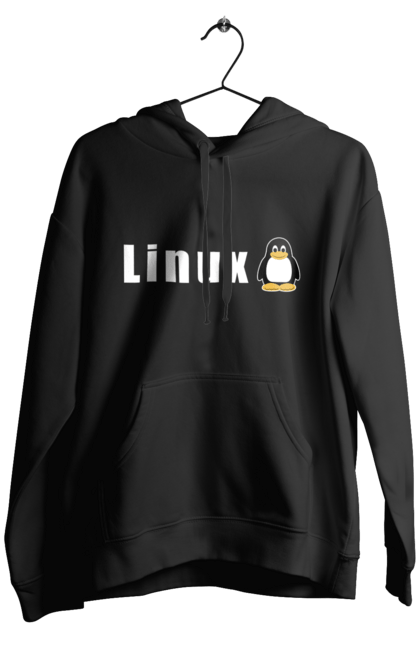 Чоловіче худі з принтом "Linux". Linux, адміністратор, айті, айтішник, безкоштовна, безкоштовно, білий, вільна, доступність, комерційна, незалежність, операційна система, ос, пінгвін, програміст, програмне забезпечення, свобода, сервер, сисадмін, система, системний адміністратор, софт, текст. 2070702