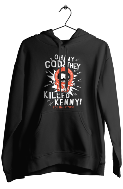 Чоловіче худі з принтом "Південний парк Кенні". Kenny, kenny mccormick, south park, кенні, кенні маккормік, мультсеріал, південний парк. 2070702