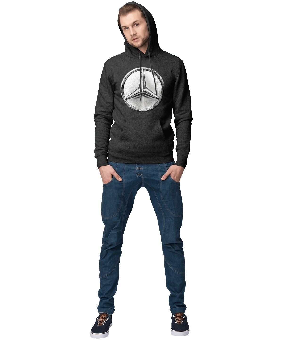 Mercedes Benz Logo Metallic