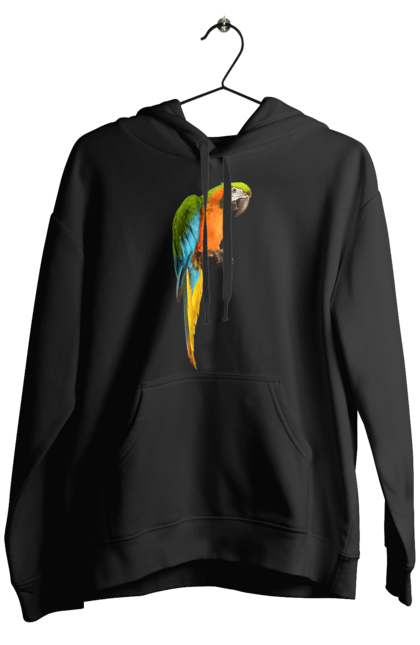Чоловіче худі з принтом "Просто Папуга". Папуга, пташка. 2070702