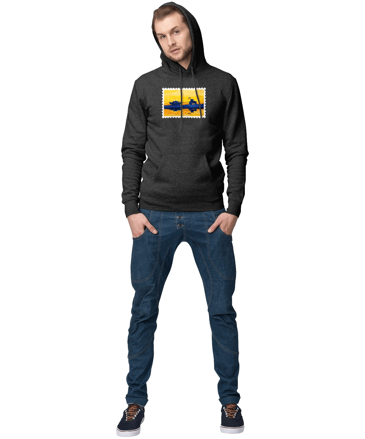 New brand, tractor pulling tank