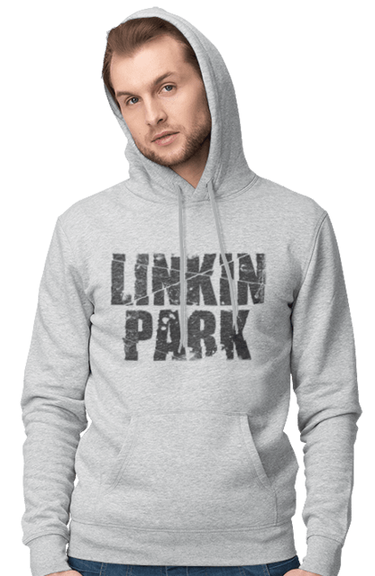 Чоловіче худі з принтом "Лінкін Парк". Linkin park, rock, альтернативний метал, альтернативний рок, альтернативный рок, лінкін парк, музика, ню метал, реп метал, рок, рок група. KRUTO.  Магазин популярних футболок