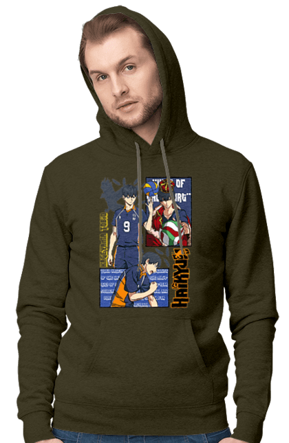 Men's hoodie with prints Haikyu!! Tobio Kageyama. Anime, haikyu, kageyama, manga, sports anime, tobio kageyama, volleyball. 2070702