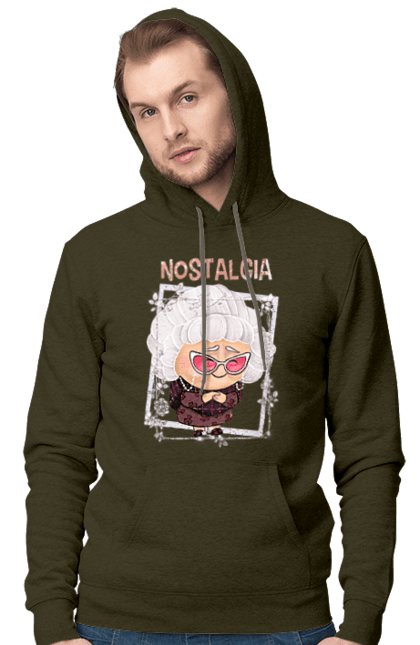 Men's hoodie with prints Inside Out Nostalgia. Cartoon, emotions, inside out, nostalgia, pixar. 2070702