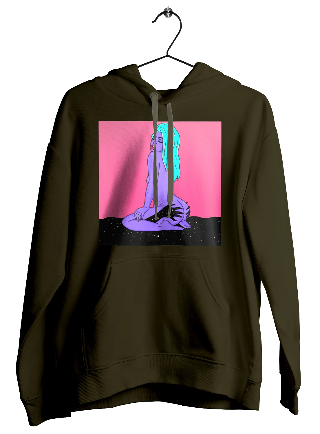 Purple Girl In Hands