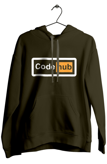 Чоловіче худі з принтом "Код хаб". Айті, айтішник, для айтішника, для програміста, код хаб, подарунок айтішнику, подарунок програмісту, програміст, розробник. 2070702
