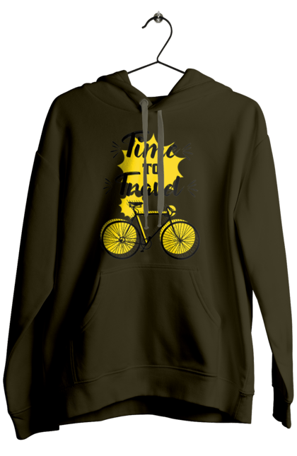 Men`s hoodie with prints Travel Time, Bicycle. Bicycle, time, travel. 2070702