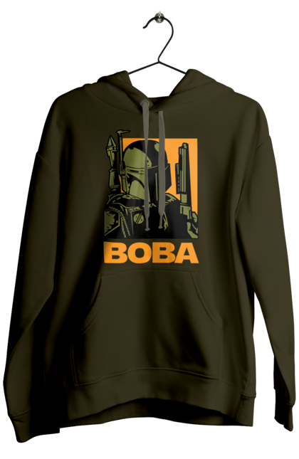 Чоловіче худі з принтом "Боба Фетт". Boba fett, боба фетт, зоряні війни, клон, мисливець за головами. 2070702