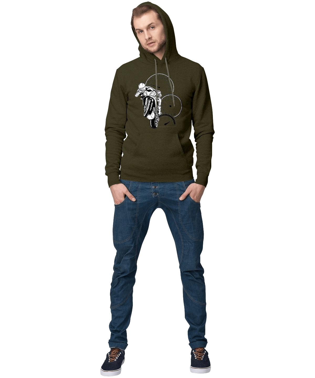 Мотоцикл Скорость Черный