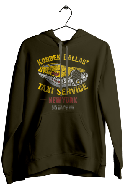 Men`s hoodie with prints Fifth element | Korban Dallas | Taxi service. Corban dallas, fifth element, new york, taxi, taxi service. 2070702