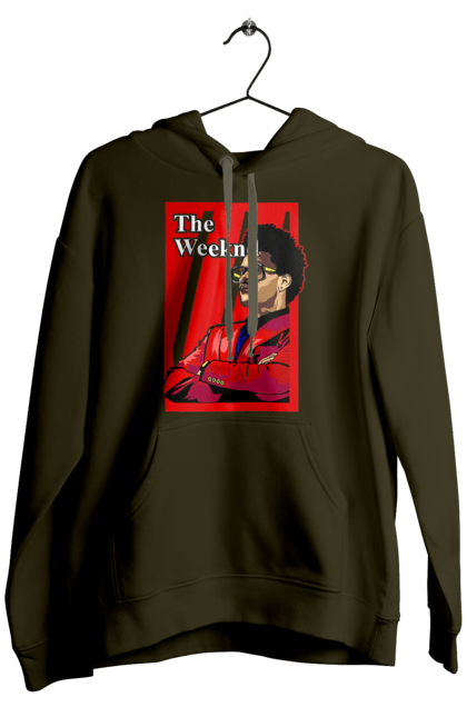 Men's hoodie with prints The Weeknd. Actor, producer, singer, tesfaye, weeknd. 2070702