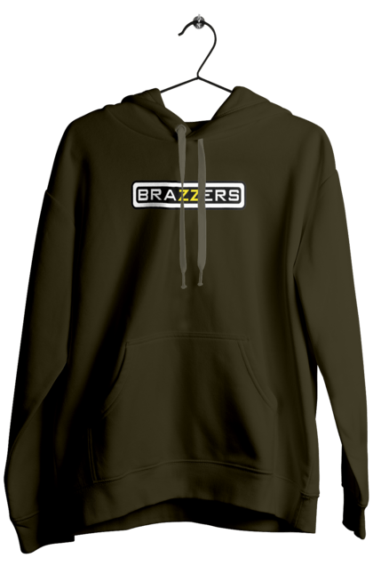 Чоловіче худі з принтом "Brazzers". Бразерс, браззерс, порно хаб, порнохаб. 2070702