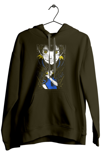 Men's hoodie with prints Blue Lock Meguru Bachira. Anime, bachira, blue lock, blue prison, football, manga, meguru, meguru bachira, sport. 2070702