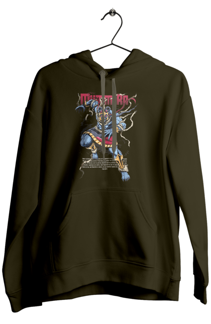 Men's hoodie with prints Mum Ra. Antagonist, character, franchise, mumm ra, mumm-ra, mummra, supervillain, thundercats, villain, warner bros. 2070702