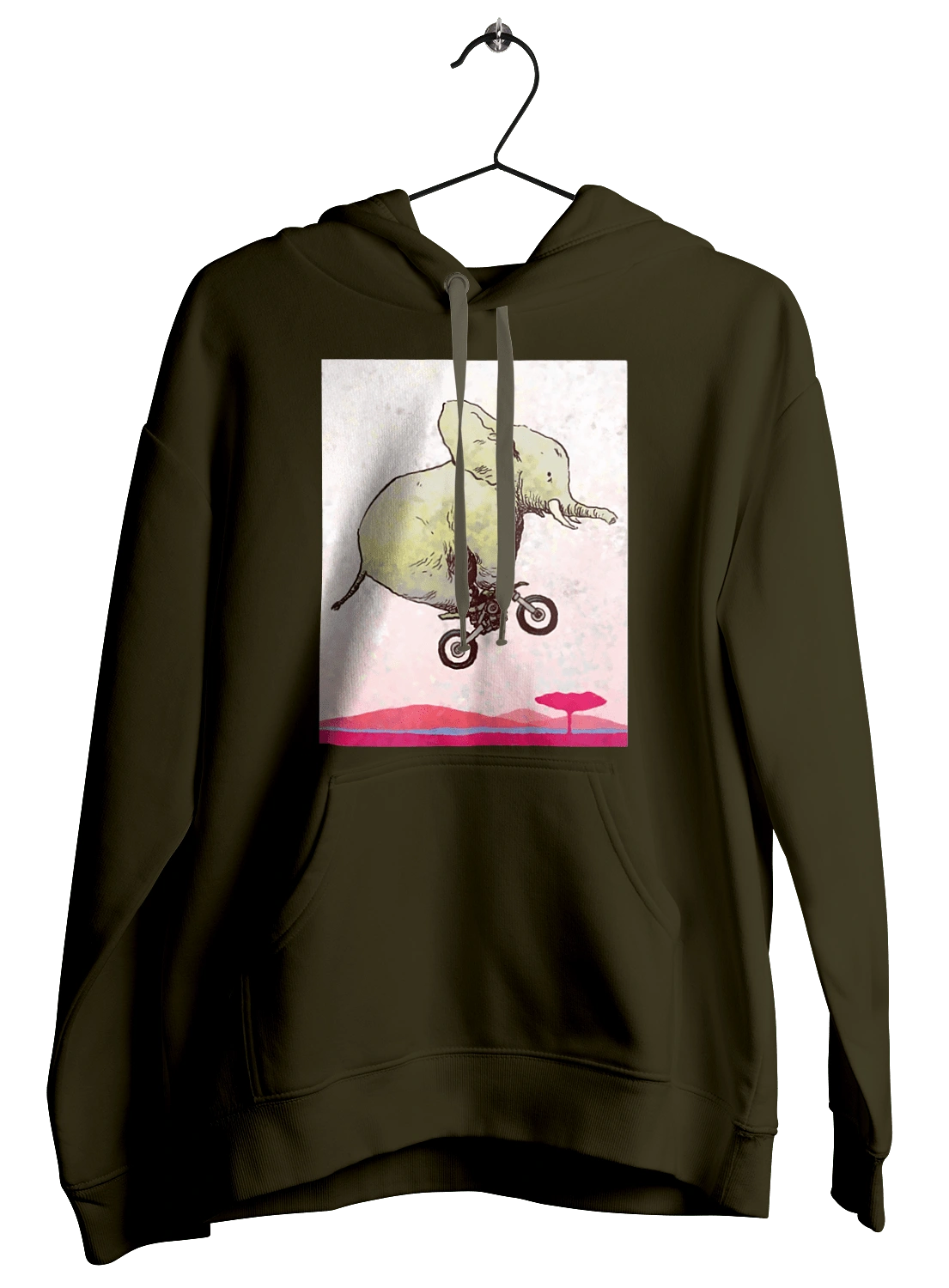 Elephant On A Motorcycle