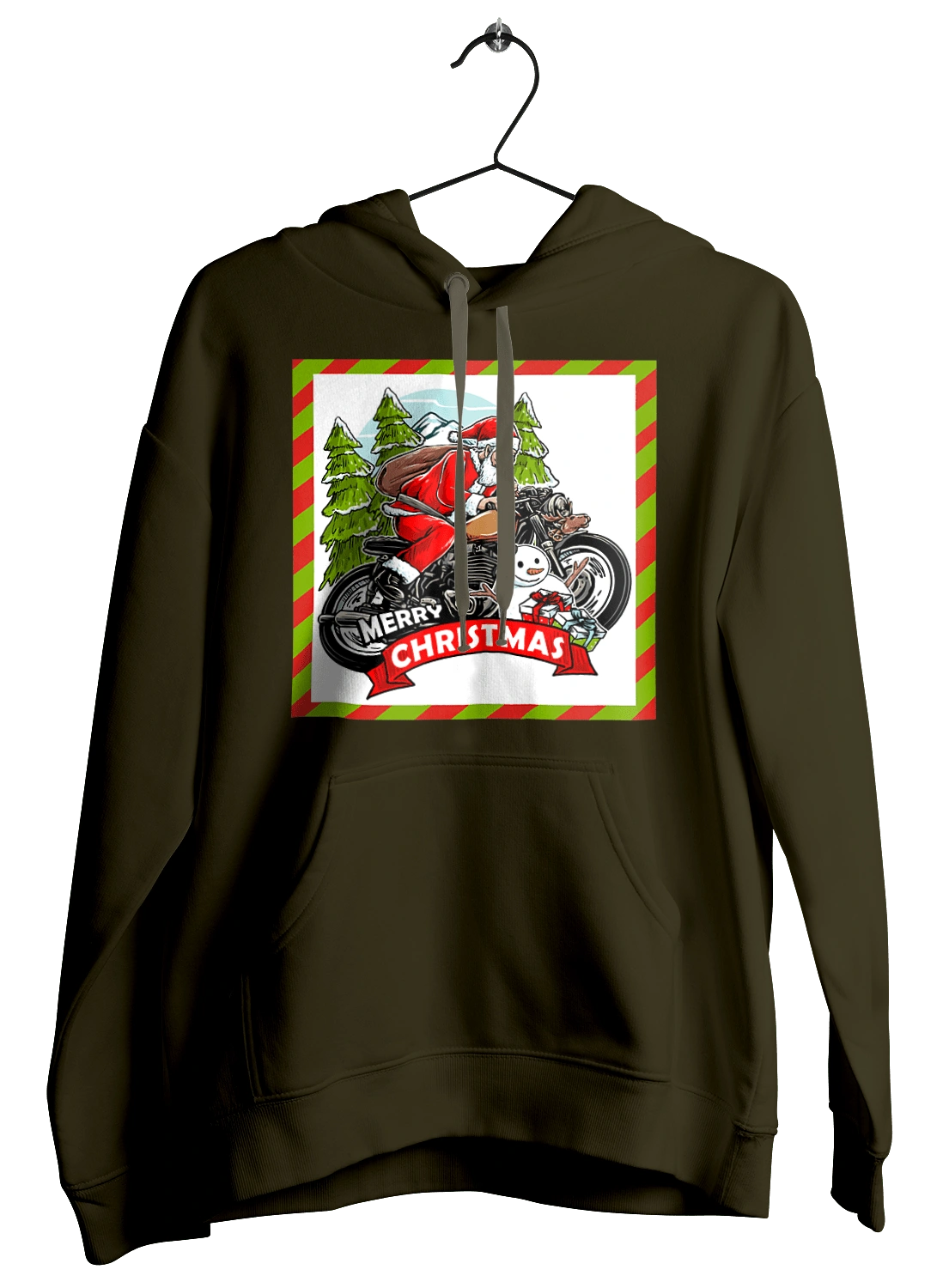 Santa on a motorcycle