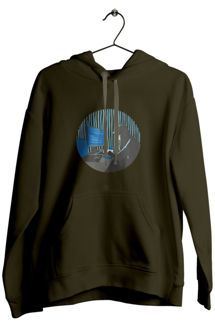 Чоловіче худі з принтом "Хакер". Бінарний, гік, програміст, хакер. 2070702