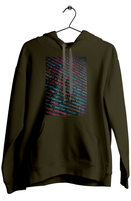 Чоловіче худі з принтом "Код". Angular, c, css, html, it, javascript, jquery, php, python, react, svelt, vue, айтишник, айті, гумор, код, кодувати, прогер, програміст, програмісти, ти ж, ти ж програміст, тиж програміст. 2070702