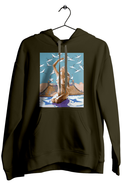 Чоловіче худі з принтом "Краса тіла". Вигини жіночого тіла, грація тіла, груди, жіноче тіло, жіночі груди, краса тіла. 2070702