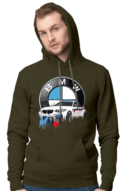 Чоловіче худі з принтом "BMW". Bmw, авто, бмв, бмв фан, фанклуб. 2070702