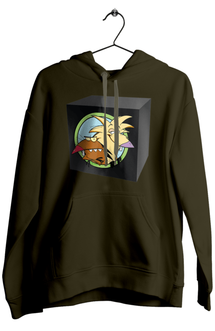 Men`s hoodie with prints Black Box. Ammunition, beaver, black box, box, come back alive. 2070702