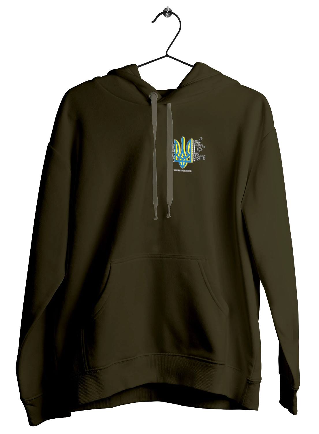 Сердце процессор свободы. Желтый с синим.