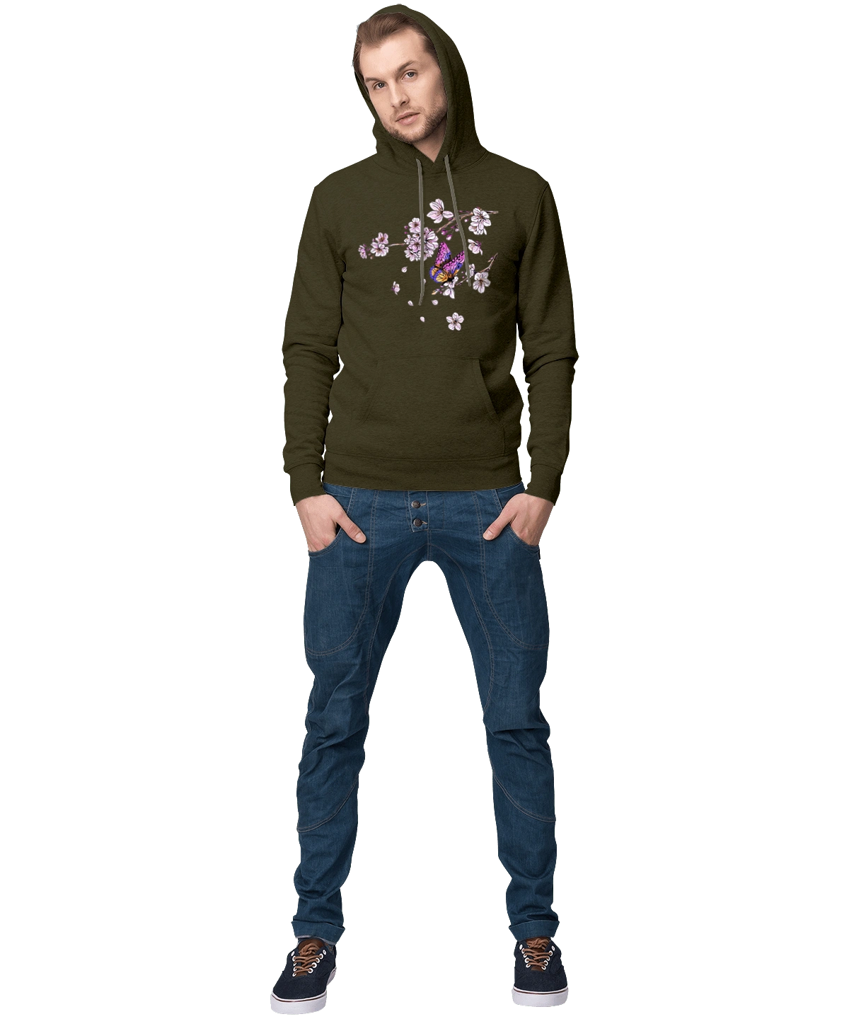 Бабочка И Сакура