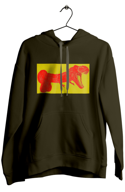 Чоловіче худі з принтом "Член Динозавр". Динозавр, писюн, член. 2070702