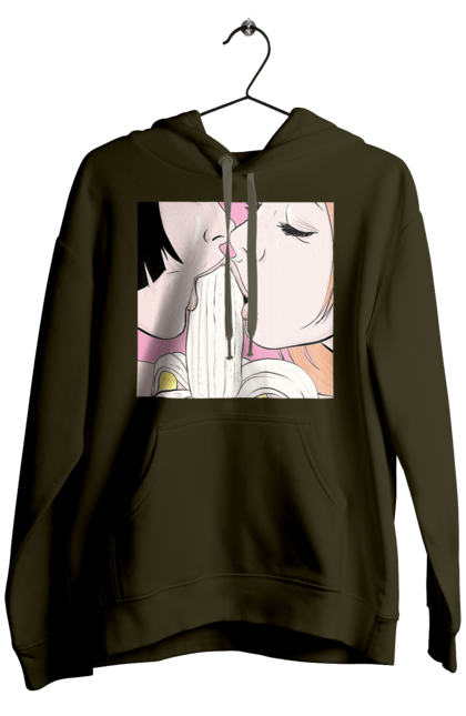 Чоловіче худі з принтом "Дівчата Їдять Банан". Лизати, смоктати. 2070702