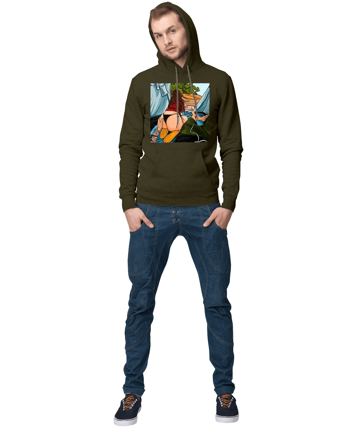 Rest With Favorite In The Tent