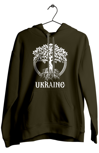 Men`s hoodie with prints Tree Ukraine. Patriotic, ssu, tree ukraine, ukraine, ukrainian, wood. 2070702
