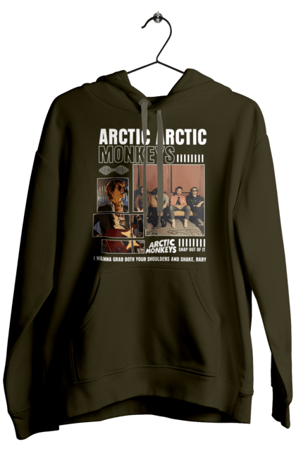 Мужское худи с принтом Arctic Monkeys. Arctic monkeys, арктические мартышки, гаражный рок, группа, инди-рок, музыка, постпанк-ривайвл, психоделический рок, рок. 2070702