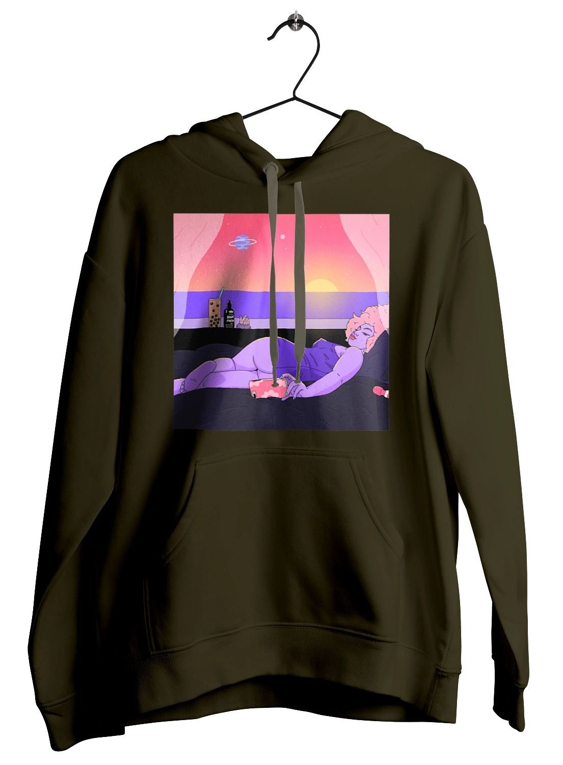 Фіолетова Дівчина На Відпочинку