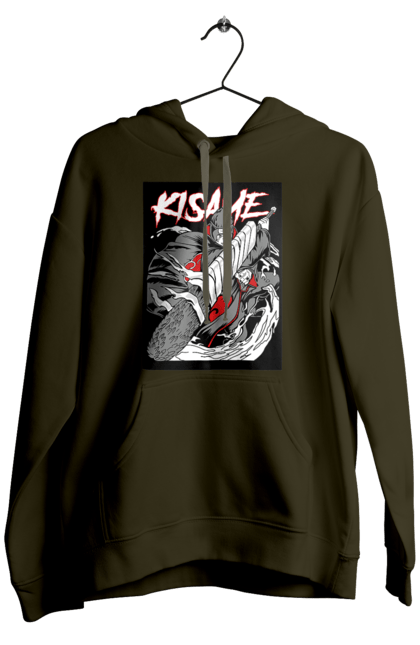 Men's hoodie with prints Naruto. Anime, character, kisame hoshigaki, manga, naruto, ninja, tv series. 2070702