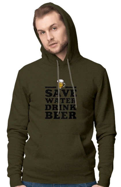 Save water, drink beer (black)