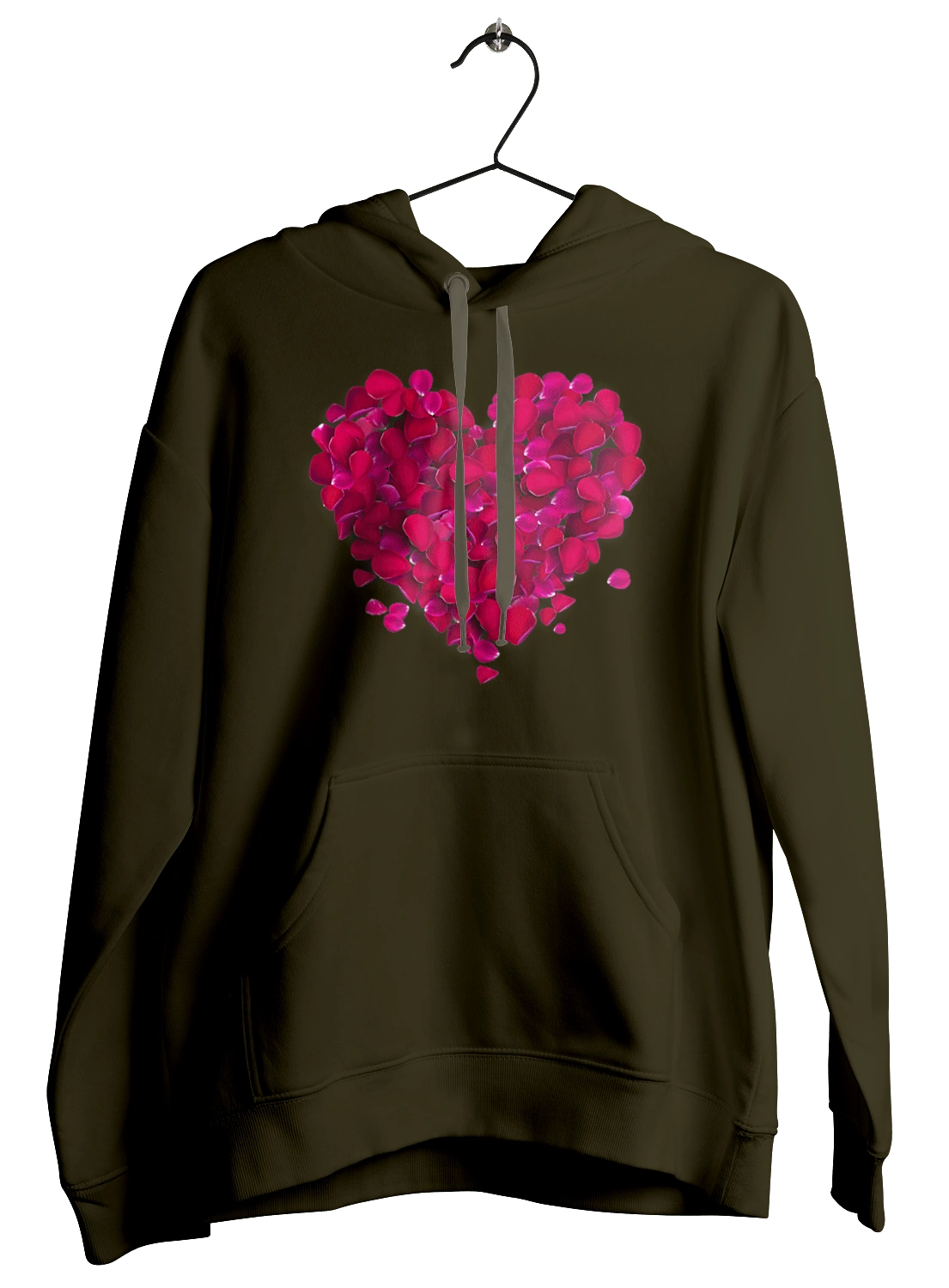 Сердце Из Лепестков Роз