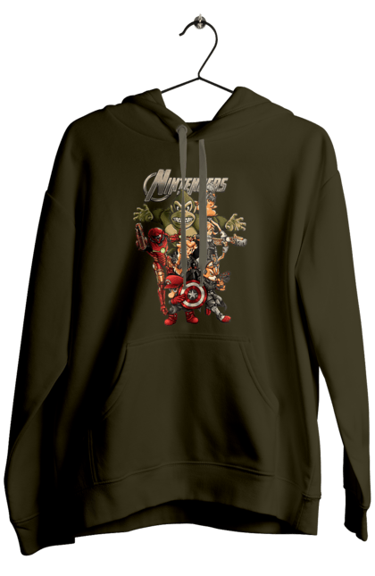 Men`s hoodie with prints Nintendo heroes. Animal crossing, donkey kong, game characters, kirby, legend of zelda, luigi, mario, nintendo, pokemon, princess stove. 2070702