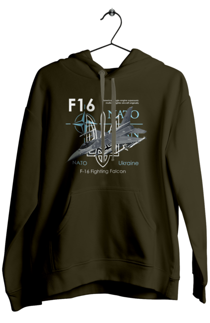 Мужское худи с принтом F16. F16, nasams, zuzana, гаубица, два герба, залужный, сюзанно. 2070702
