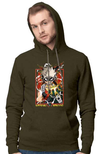 Men's hoodie with prints My hero academy Bakugo. Anime, bakugo, katsuki, katsuki bakugo, manga, mga, my hero academy, yue academy. 2070702