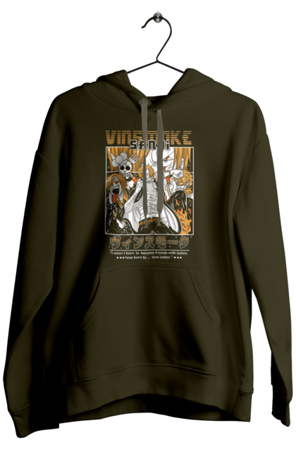 Чоловіче худі з принтом "Ван Піс Вінсмок Санджи". One piece, sanji, аніме, ван пис, ван піс, вінсмок санджи, манга, санджи. 2070702