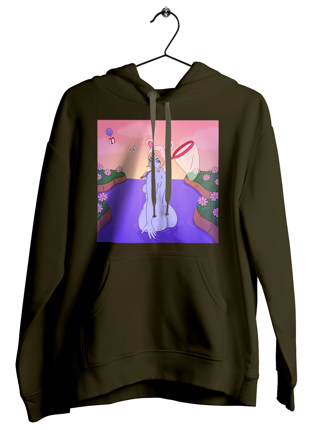 Purple Girl On The Hunt