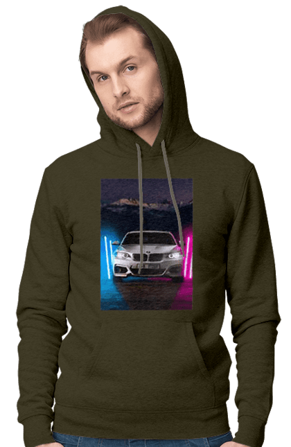 Чоловіче худі з принтом "БЕХА". Беха, в машину, красота, птн пнх, фонарі. 2070702