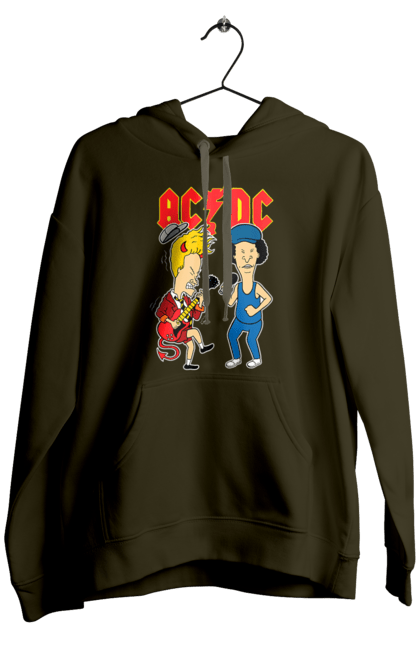 Мужское худи с принтом AC/DC. Acdc, блюз рок, группа, музыка, рок н ролл, тяжелый рок, хард рок. 2070702